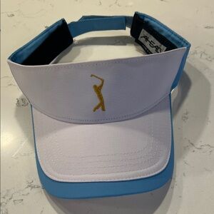 AHEAD Special Edition White and Blue Golf Visor